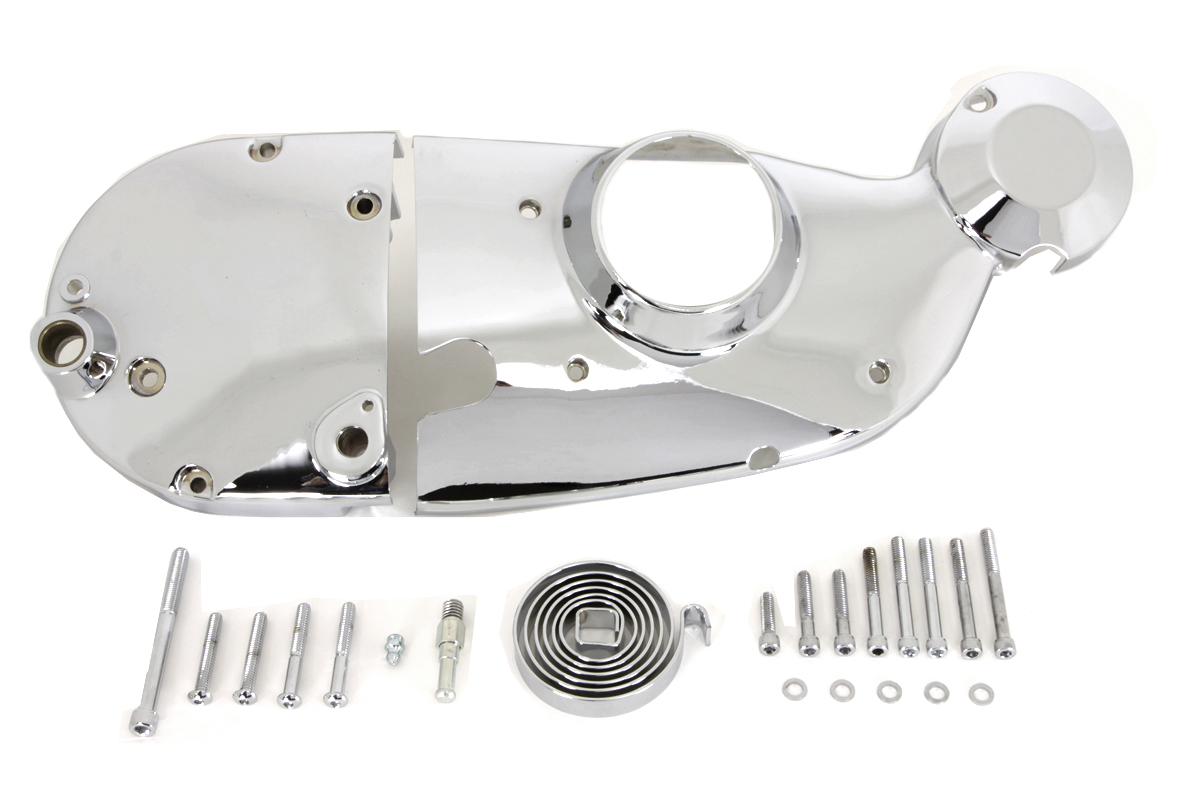 V-Twin 42-0896 - Chrome Cam and Sprocket Cover Kit