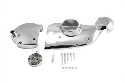 V-Twin 42-0897 - Chrome Cam and Sprocket Cover Kit