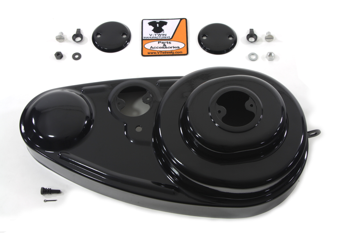 V-Twin 42-1114 - Black 45" Outer Primary Cover Kit