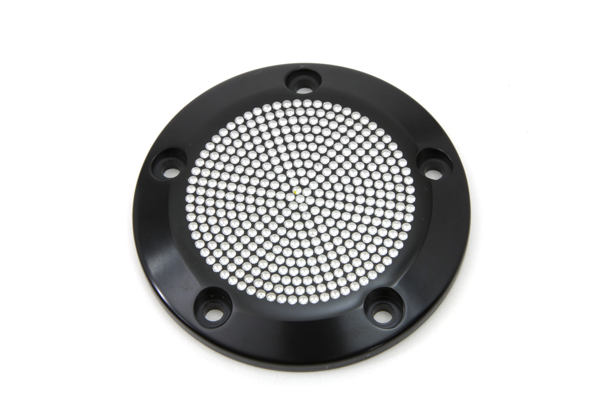 V-Twin 42-1119 - Black 5-Hole Perforated Ignition System Cover