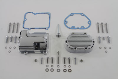 V-Twin 43-0790 - Transmission Side Cover and Top Cover Set Chrom