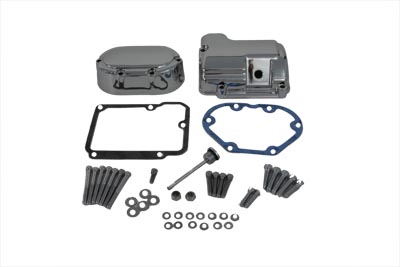 V-Twin 43-0792 - Transmission Side Cover and Top Cover Set Chrom