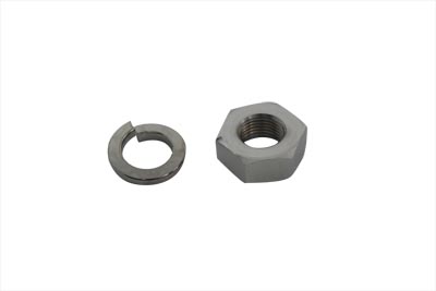 V-Twin 44-0749 - Hex Nut and Lock Washer Set Chrome