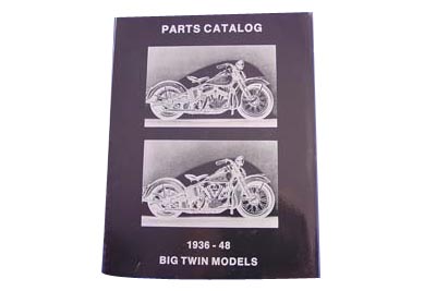 V-Twin 48-0323 - Spare Parts Book for Knucklehead and Flathead