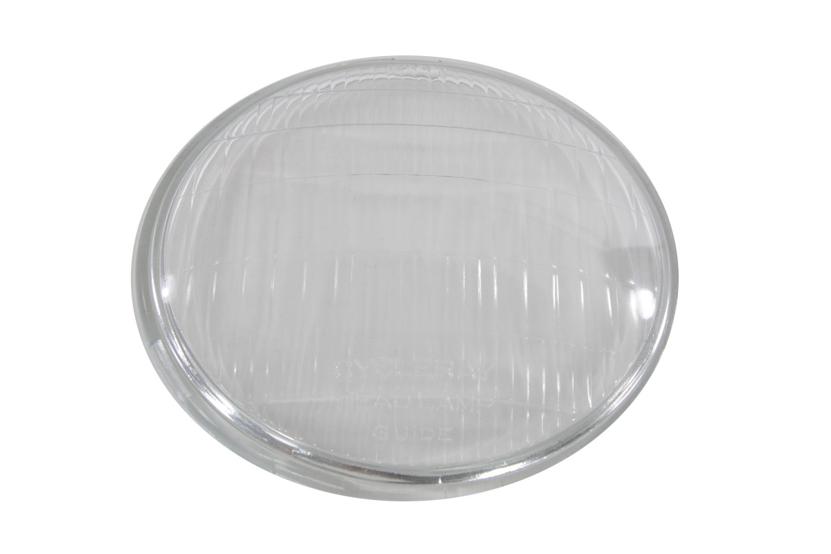 V-Twin 49-0923 - Replica Headlamp Glass Lens Clear