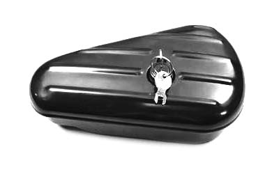 V-Twin 50-0601 - Oval Right Side Black Tool Box