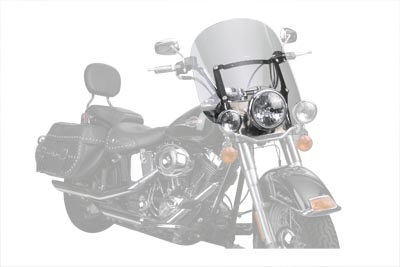 V-Twin 51-0284 - Spartan Quick Release Windshield Clear