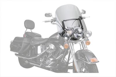 V-Twin 51-0286 - Spartan Quick Release Windshield Clear