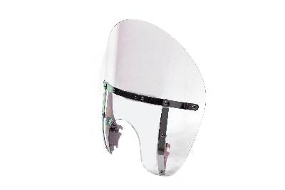 V-Twin 51-0357 - Switchblade Detachable Clear Chopped Windshield
