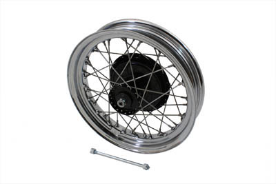 V-Twin 52-0759 - 18" Front Wheel with Hub Chrome Rim Stainless