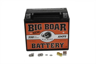 V-Twin 53-0701 - Big Boar Battery 350 Amps Sealed Maintenance Fr